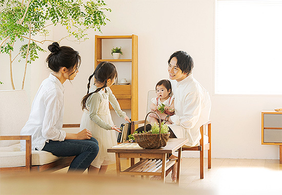 ｢家族が自然と集まる｣空間づくり